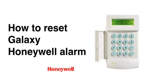 honeywell alarm system reset